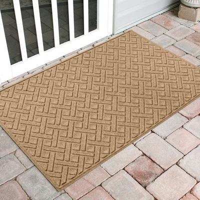 Bungalow Dba Matterly Lattice Estates Doormat 60 x 36, 60 x 36, Khaki