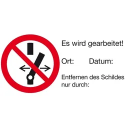 Schnürle Sicherheitsschild H207F1 VE10