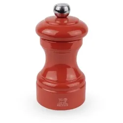 PEUGEOT Pfeffermühle BISTRO 10cm Terracotta Buchenholz Lackiert Stahlmahlwerk