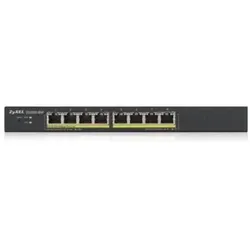 Zyxel Gs1900-8hp-Eu0102f (8 Ports), Netzwerk Switch, Schwarz