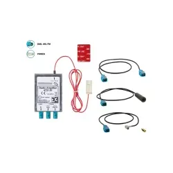 Antennensplitter AM/FM DAB+ Fakra(m)>DIN(m)/SMA(m)/SMB(f) 153-4721-01-2