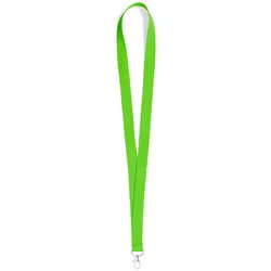 25x Kordel / Lanyard Hellgrün mit drehbarem Metallhaken