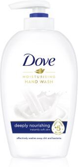Dove Moisturizing Hand Wash Deeply Nourishing sabonete líquido com doseador 250 ml. Moisturizing Hand Wash Deeply Nourishing