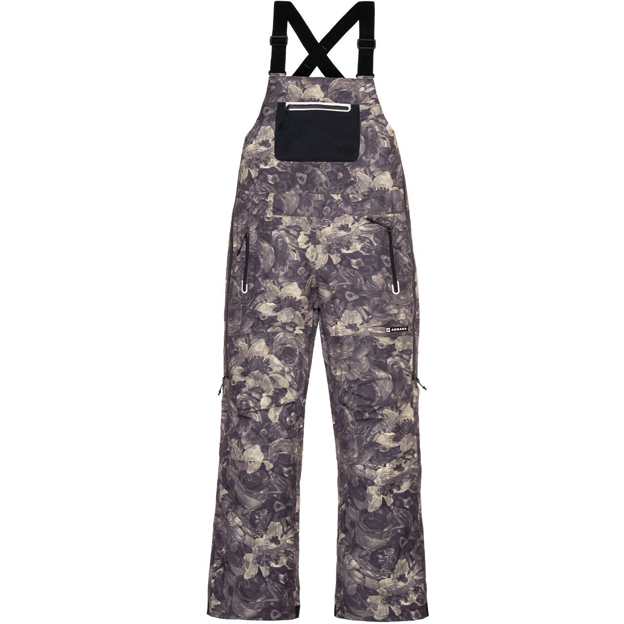 Armada Skiwear Damen Bib Skihose PASCORE floral camo-black - S
