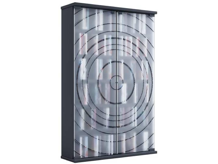 VCM Houten CD DVD-standaard Plankkast Opbergstandaard Plankstandaard Glazen deur Tilano L Houten CD DVD-standaard Plankkast Opbergstandaard Plankstandaard Glazen deur Tilano L Antraciet