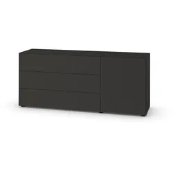 Sideboard Nex Pur Box 2.0 Grau Graphit
