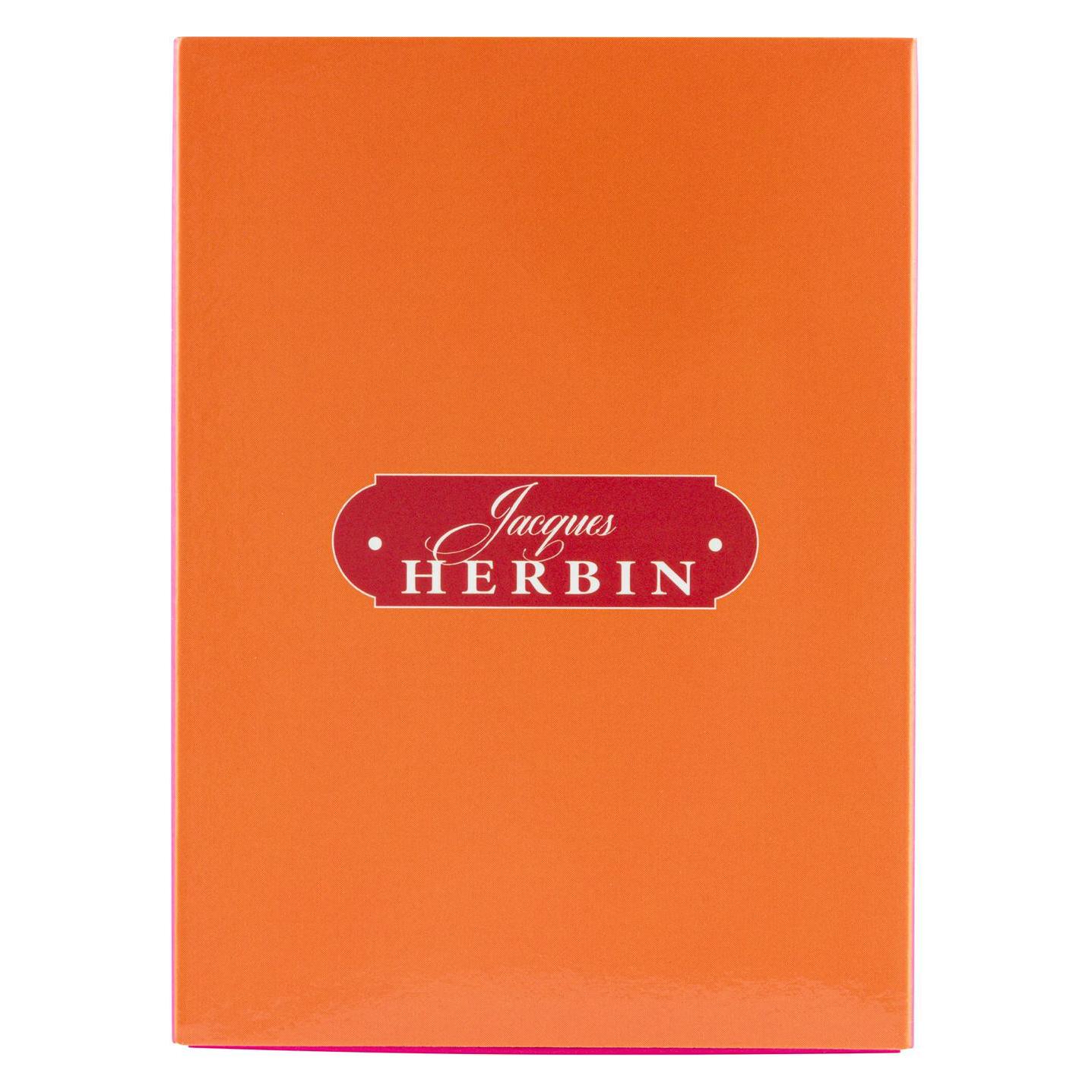 Herbin Tinte Serie Perle des Encres 6er Set 10ml (Blau, Grün, Orange, Rot, Violett, 6 Stk.) (29900T)