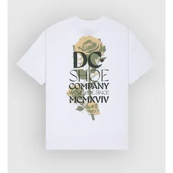 DC Rose From Skull T-Shirt white Gr. L