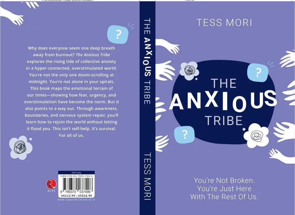 Rupa Publications The Anxious Tribe: You're Not Broken by Tess Mori - Non Fiction Paperback - Anxiety & Mental Health Self-Help Book for Adults