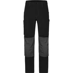 James & Nicholson Herren Workwear Pants 4-Way Stretch Slim Line Cargohose JN1813