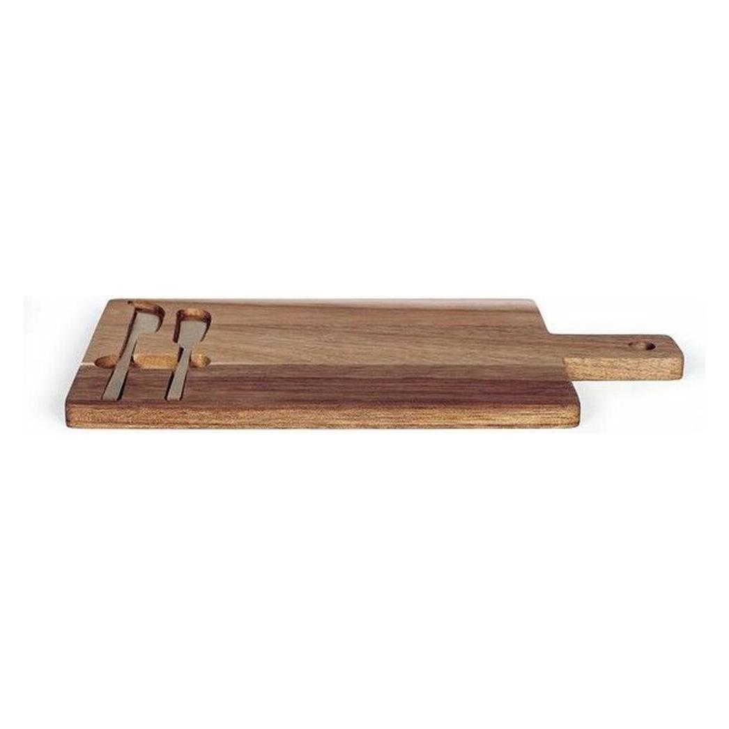 Livoo Käsetablett und Messer aus Akazienholz (38669678)