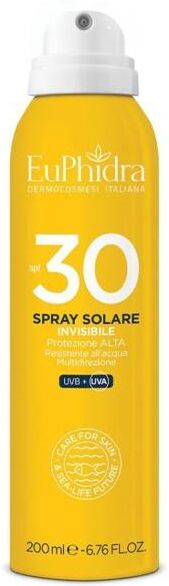 EuPhidra Spray Solare Invisibile Spf 30 Protezione Solare Alta 200 ml