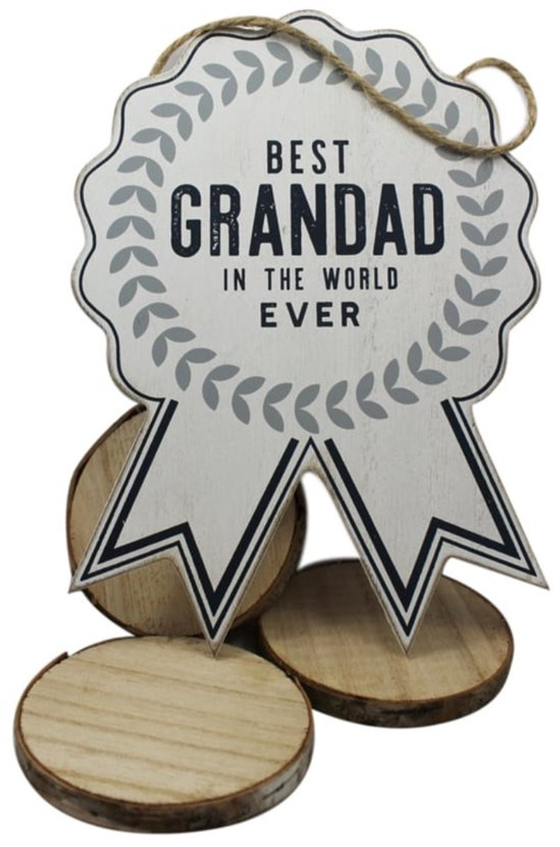 Deurhanger The Best Grandad Decoratiehanger voor Vaderdag
