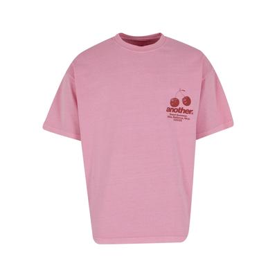 T-Shirt ANOTHER COTTON LAB "Another Cotton Lab Another Sweet Summer Oversized Tshirt", Herren, Gr. M, rosa (pink), 100% Baumwolle, bedruckt, oversize, Rundhals, Shirts T-Shirt