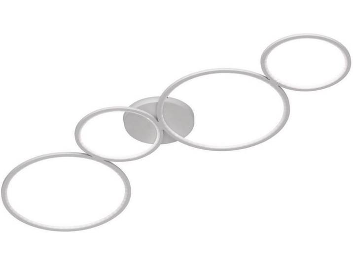 Trio Leuchten Led-Deckenleuchte Rondo, Weiß, Metall, 5.5x34.3x97 cm, Lampen & Leuchten, LED Beleuchtung, LED-Deckenleuchten