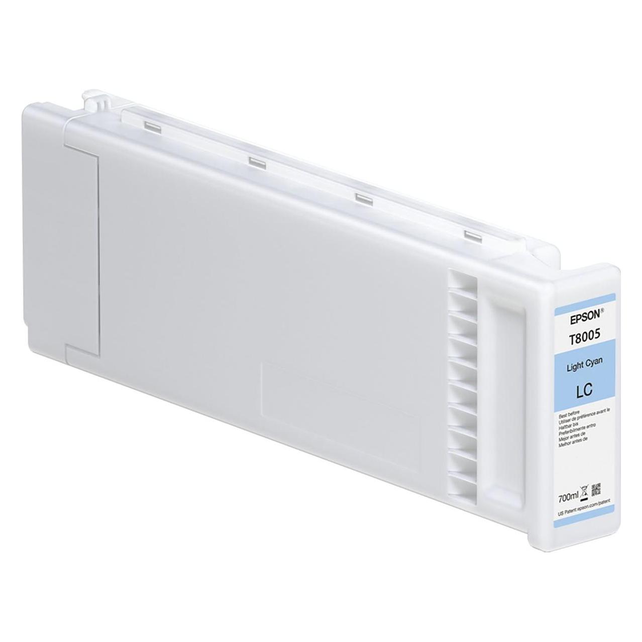 Epson Einzelpackung Light Cyan T800500 UltraChrome PRO 700ml (LC) (C13T800500)