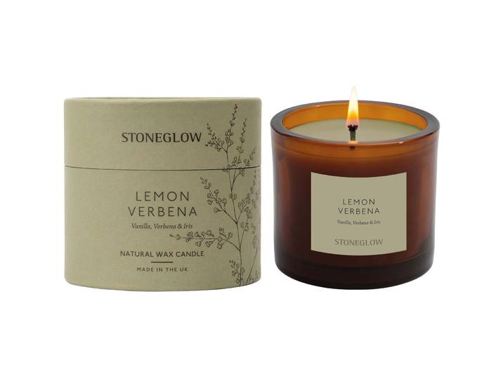 Stoneglow Duftkerze The Walled Garden braun H 8 cm 40 hr - Material: Glas/Wachs