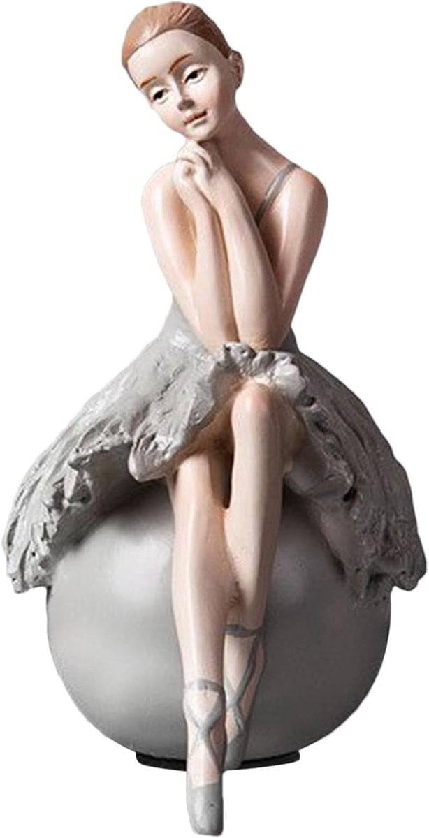 Handgemaakt Ballerina beeldje Dansend meisje voor woondecoratie