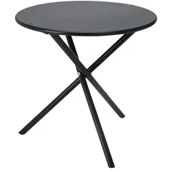 Beistelltisch  Arnheim , schwarz , Maße (cm): H: 50  Ø: 48