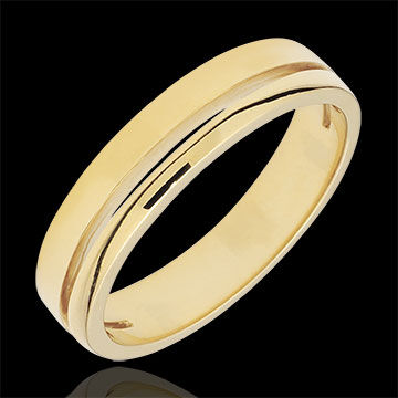 Edenly Trauring Olympia - Kleines Modell - Gelbgold