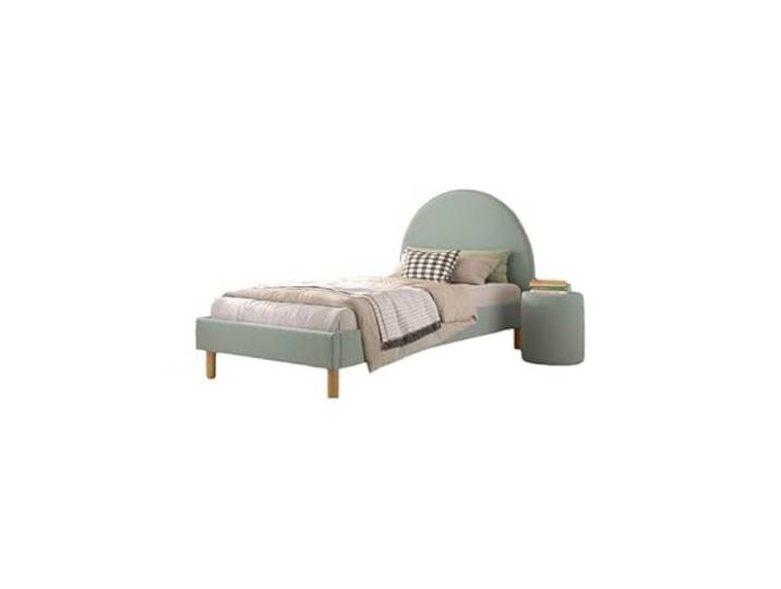 Vipack Bed Moon 90 x 200 cm, poef, olijfgroen, 90 x 200 cm
