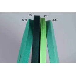 Einfassband | 100 m | weiche Bandware | Köperband aus PAC | 15 mm breit | Grüntöne-Auswahl