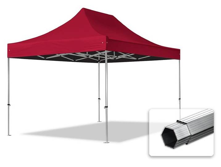 TOOLPORT 3x4\,5 m Tonnelle pliante Alu\, PES 800\, blanc