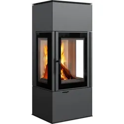 3-Scheiben-Kaminofen Kratki THOR 8 Kamin Ofen 8 kW Holzofen Kamin Holz