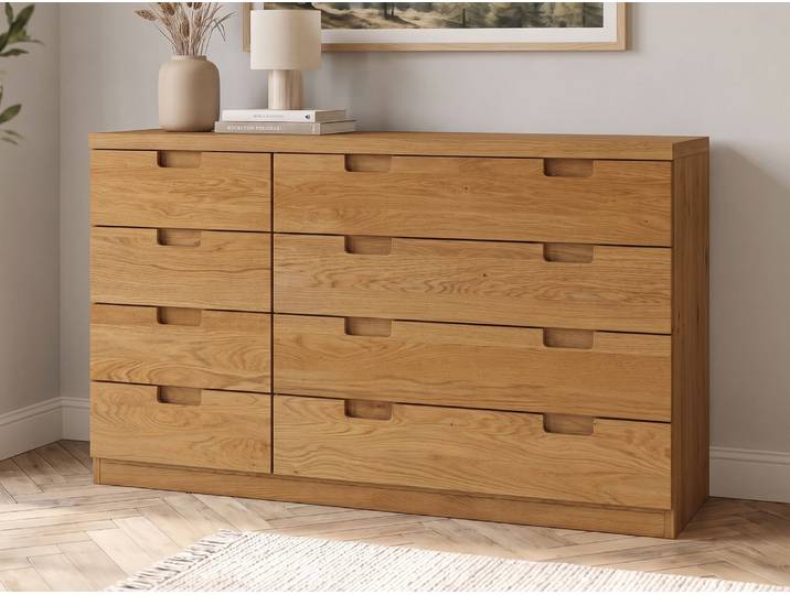 Kommode Eiche „Lukas“ 150 cm Massivholz Eiche