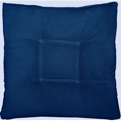 Stuhlkissen BELLISSIMO DENIM (LBH 45x45x6 cm) - blau - LBH 45x45x6 cm