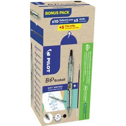 Pilot, Schreibstifte, Bottle 2 Pen Ecoball & Minen Bonuspack 10+10 (10x)