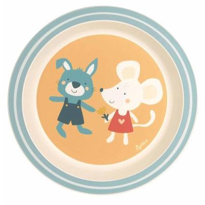 sigikid 25357 - Teller Hase und Maus Yellow