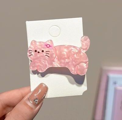 Uplift Treasures 5 Pack Cute Cartoon Hair Clips Dog & Cat Duckbill Hair Accessories For Girls And Party Styling b