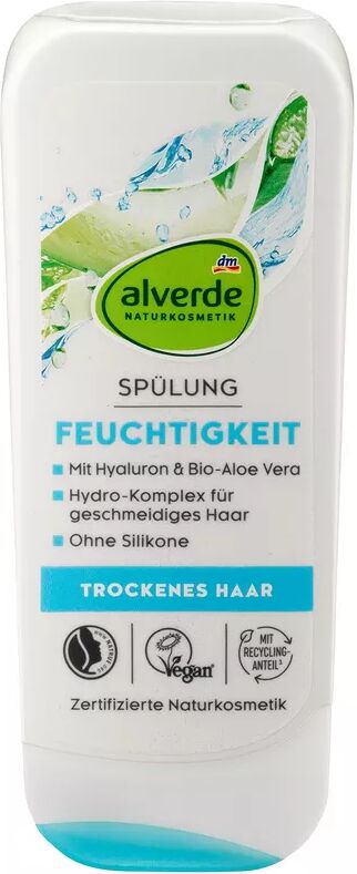 Alverde - Conditioner Feuchtigkeit Aloe Vera & Hyaluronsäure, 200 ml