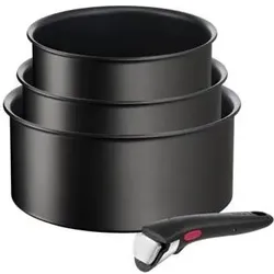 Tefal L7639343, Pfannenset + Topfset, Schwarz