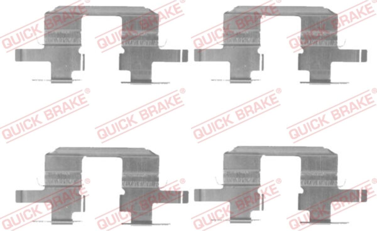 Zubehörsatz, Scheibenbremsbelag QUICK BRAKE 109-1711