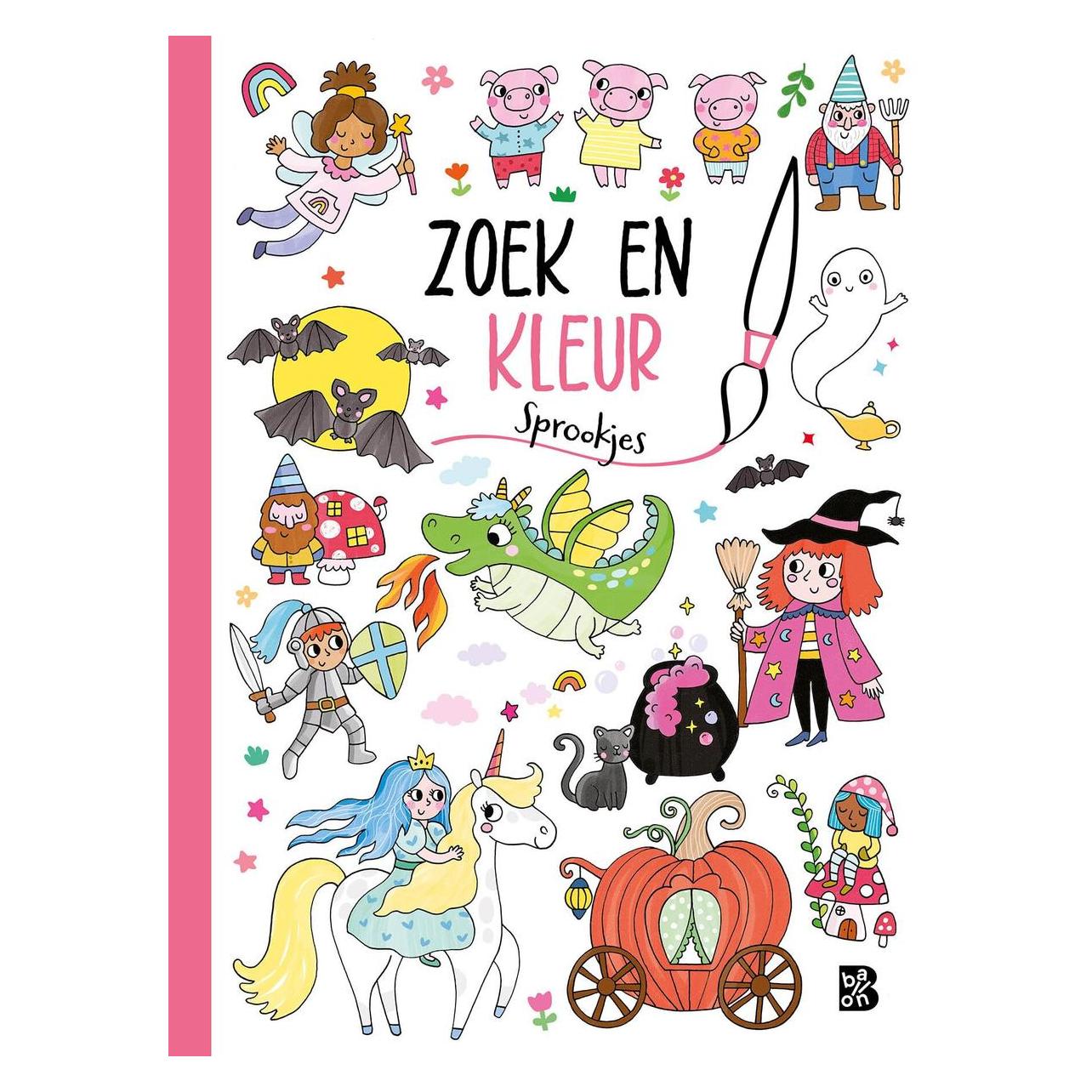 Standaard Zoek en kleur Sprookjes (Zoek en kleur, 1) (65007513)