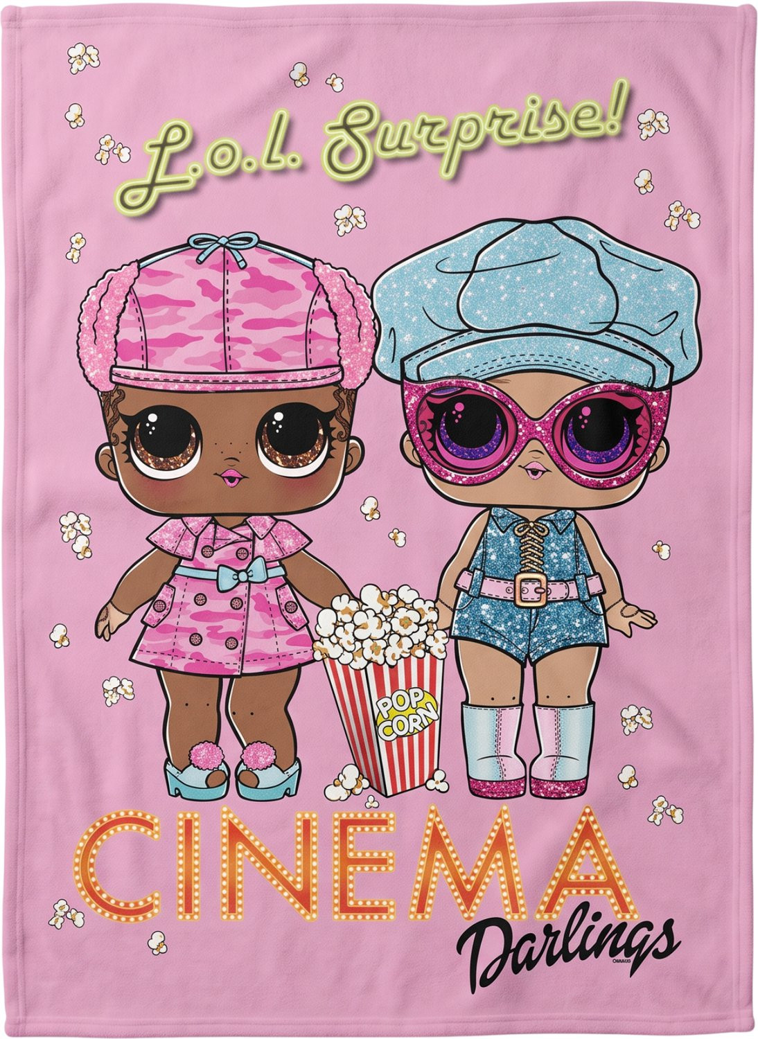 L.O.L. Surprise! Fleece plaid Cinema 100 x 140 cm
