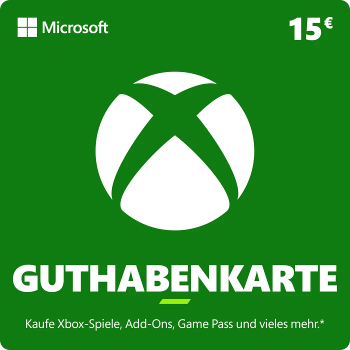 Xbox Live Geschenkkarte im Wert von 15 Eur (ESD)