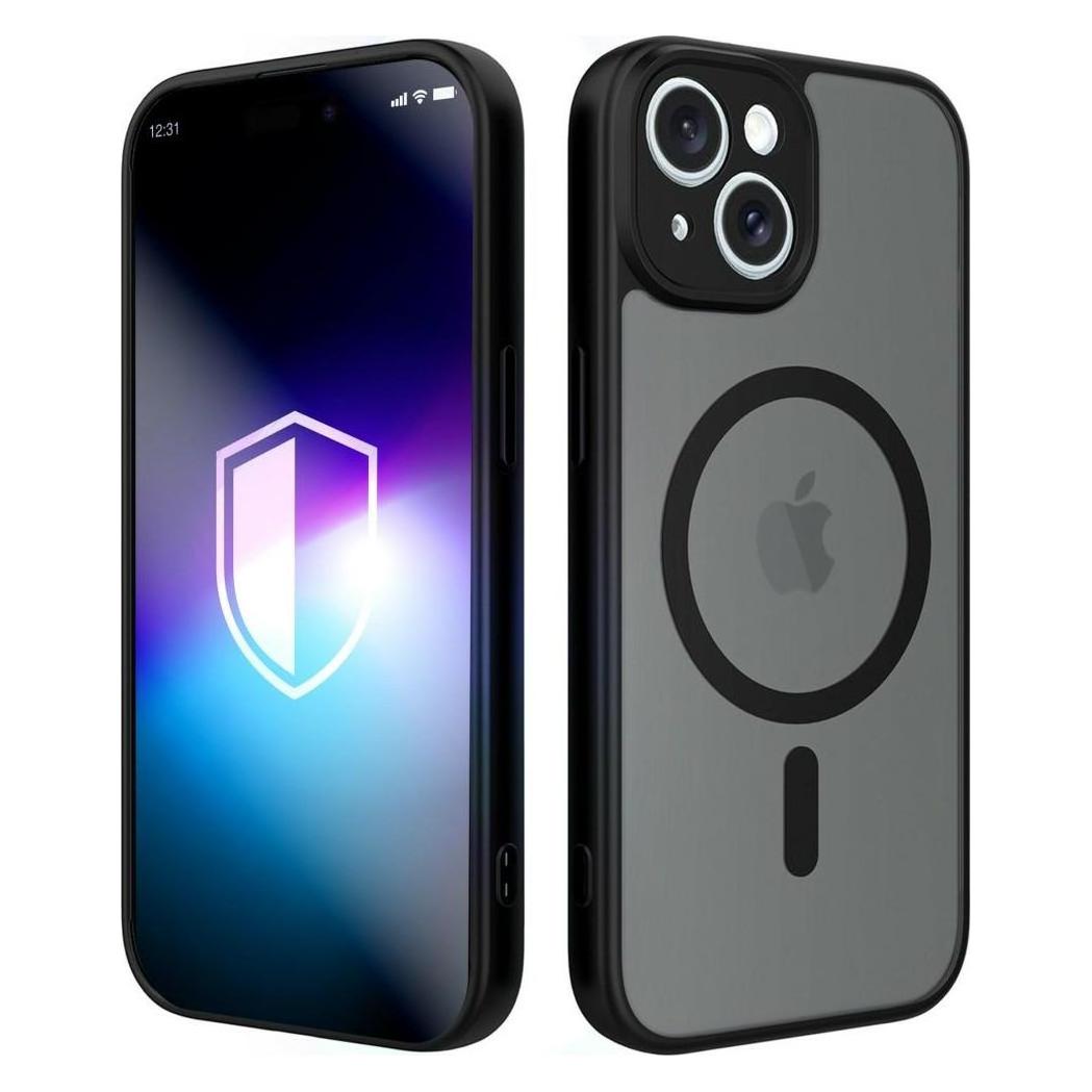 3MK Apple iPhone 15 - Misty MagCase Black (Apple iPhone 15) (5903108759458)