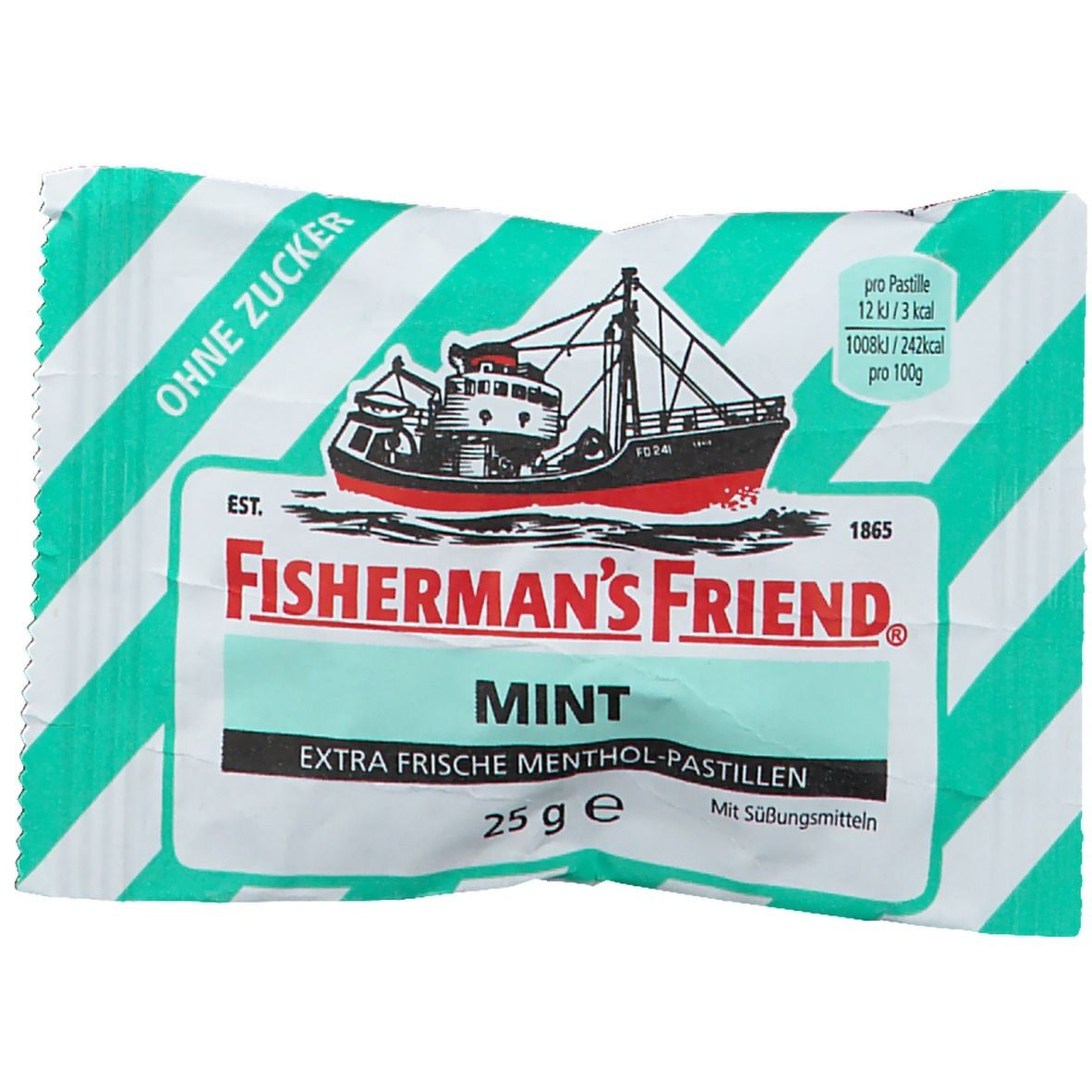 Fishermans Friend mint ohne Zucker Pastillen 25 g
