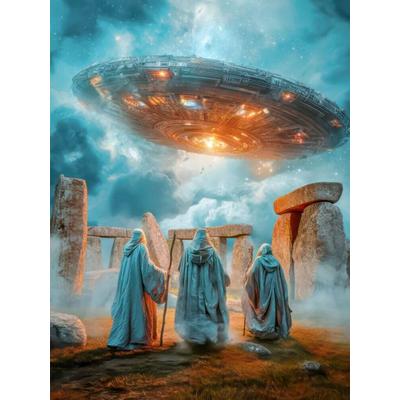 CALVENDO Puzzle Fantasievoller Science-Fiction | 1000 Teile Lege-Größe 64x48cm Foto-Puzzle für glückliche Stunden