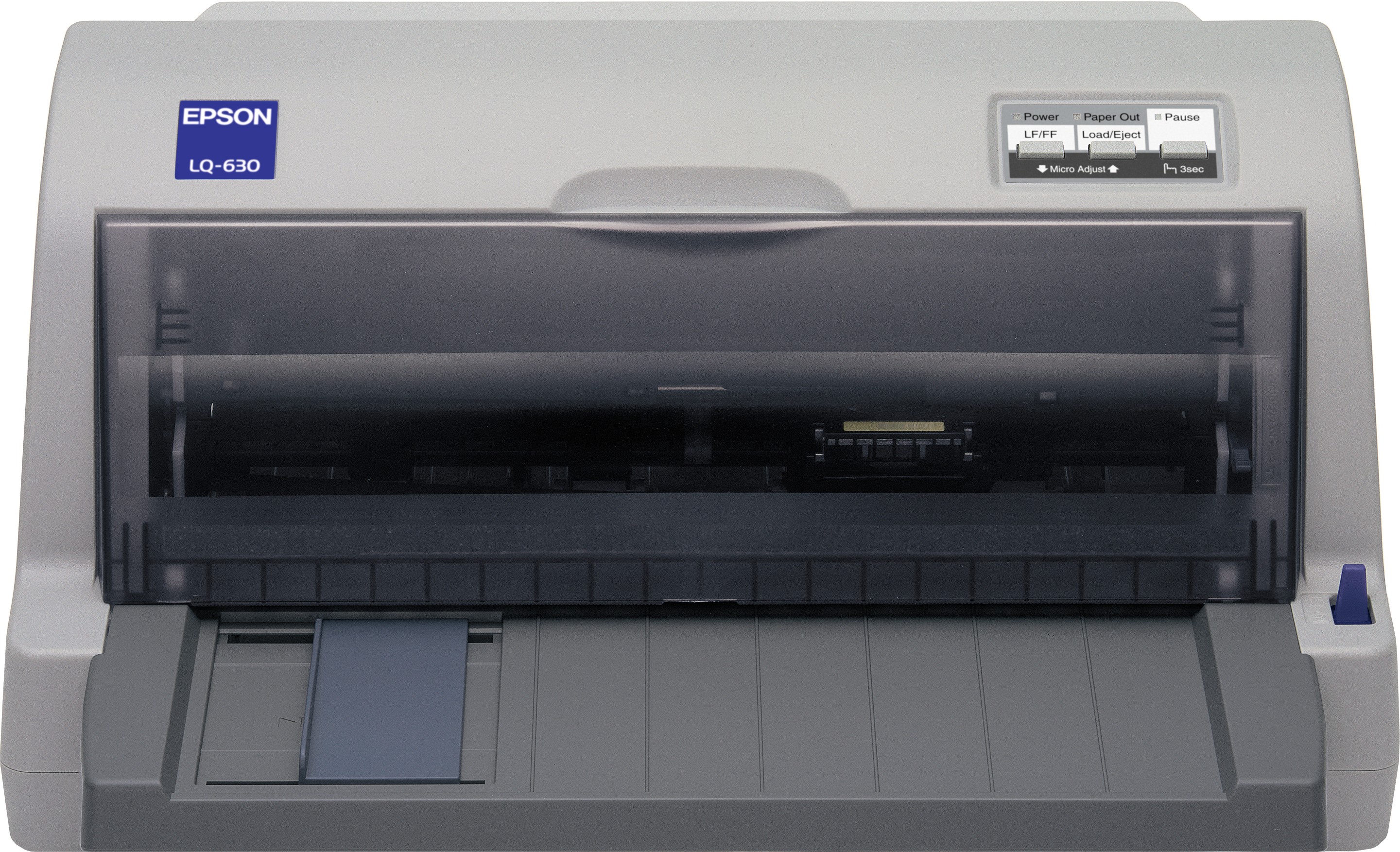 Epson LQ-630, 360 Zeichen pro Sekunde, 360 x 180 DPI, 225 Zeichen pro Sekunde, 79 Zeichen pro Sekunde, 10,12 Zeichen pro Zoll, 5 Kopien