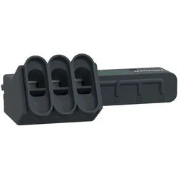 Schneider Electric GV2G254A Drehstrom-Sammelschienensystem, 63A, 4 Abgangsstellen, 45mm Abstand