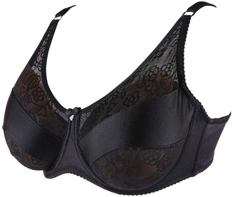 CrossGearX Soutien-Gorge Spécial Prothèse Mammaire Brace Noir