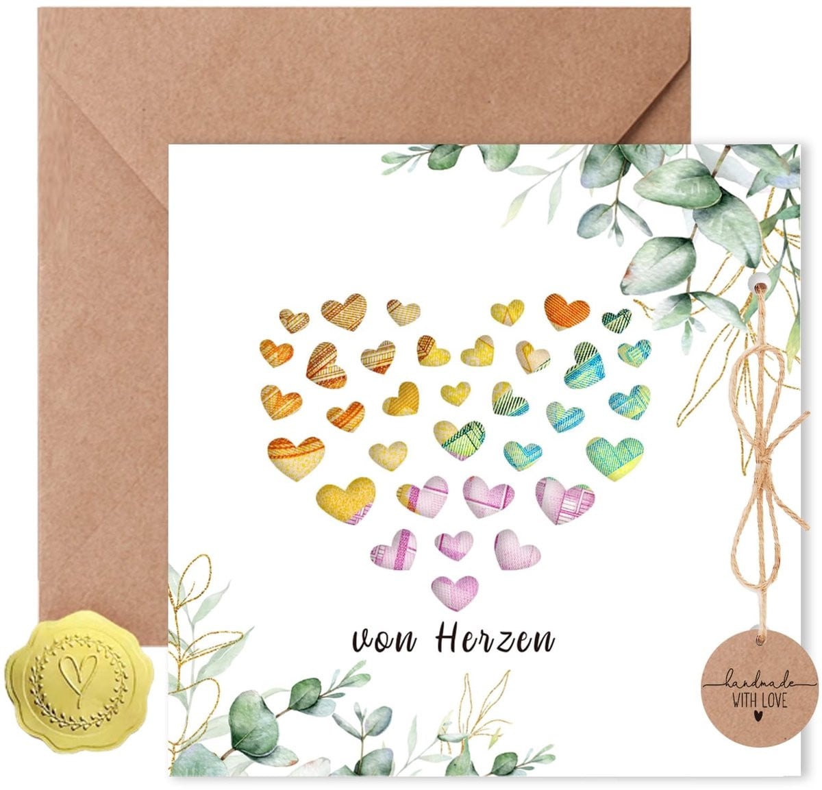 Dailygoods Geldgeschenk Bruiloft - Creatieve Wenskaart met Enveloppen