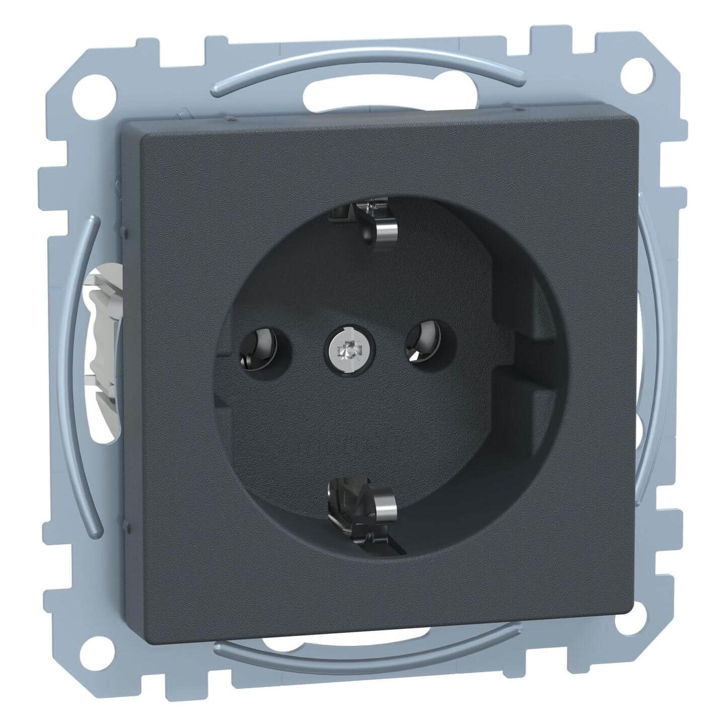 Merten SCHUKO-Steckdose, Schraub-Liftklemmen, MEG2401-0414 (MEG2401-0414)