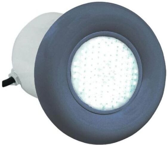 MYPISCINE Projecteur LED 252 RVB avec enjoliveur gris anthracite