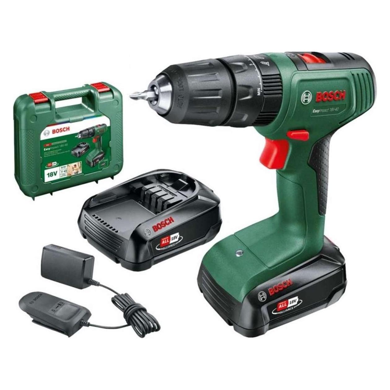 Bosch Home & Garden EasyImpact 18V-40 (Schlagbohrschrauber) (06039D8102)