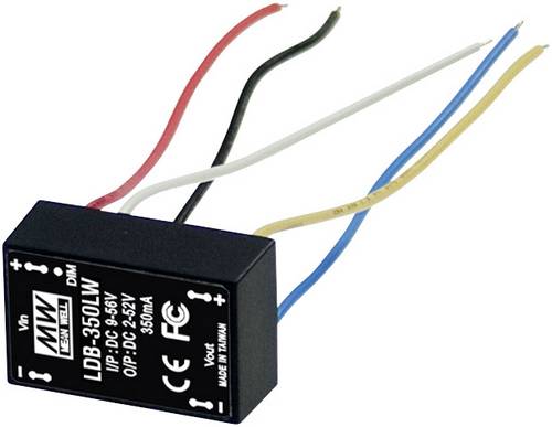 Mean Well DC/DC-LED-Driver LDB-300LW 300mA 12W 1St.